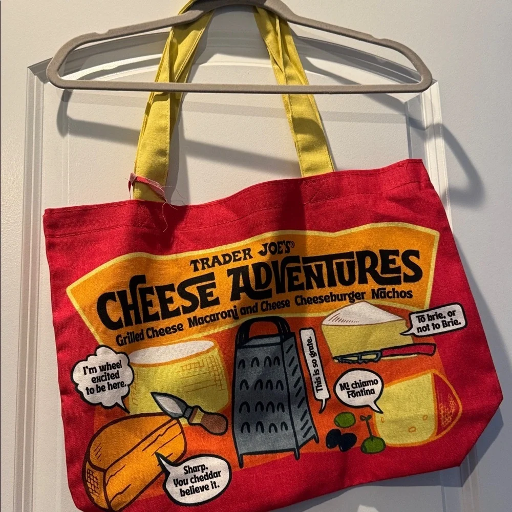 NWT! Trader Joe's Cheese Experience Tote